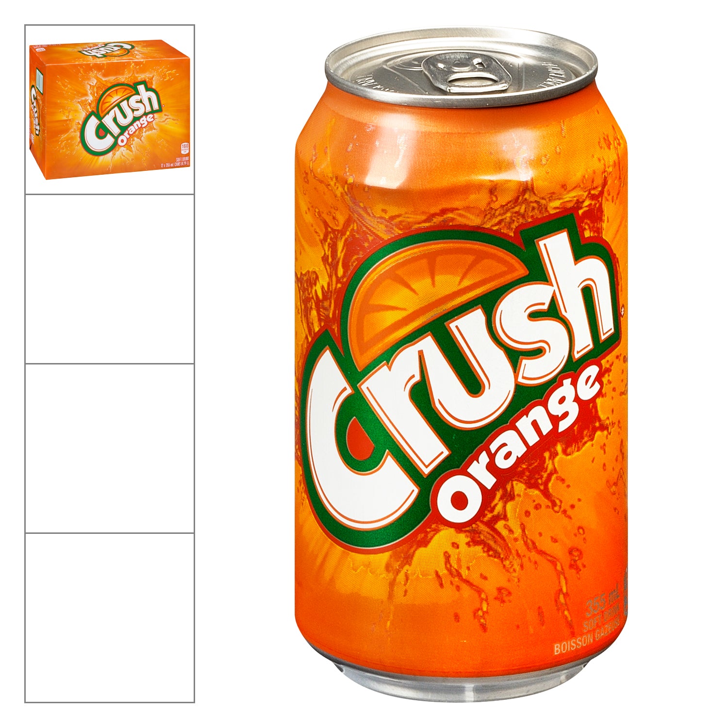 Crush Orange Soda 12x355ml [$0.99/ea]