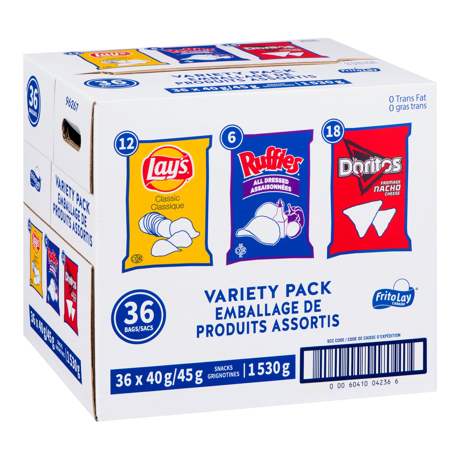 Frito Lay Variety Pack Potato Chips 36x40-45g [$1.11/ea]