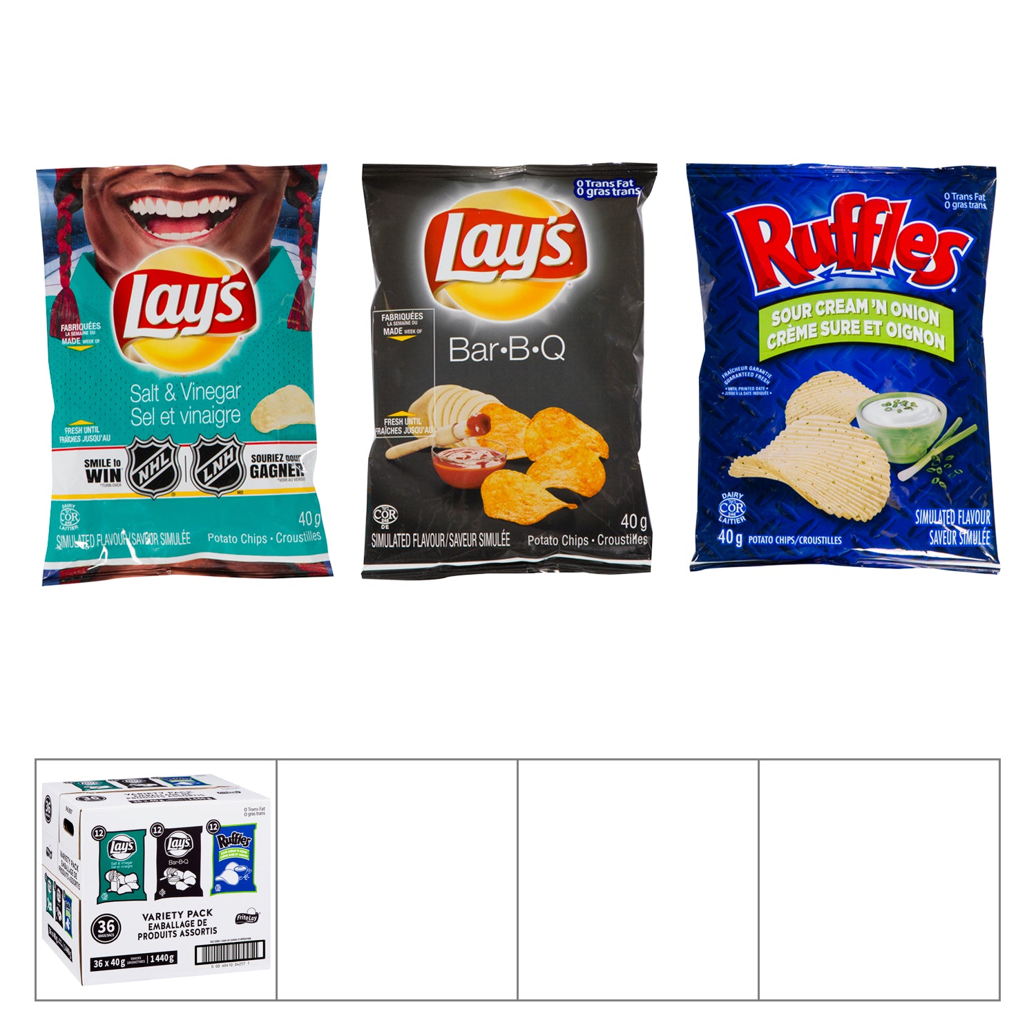 Frito Lay Variety Pack Potato Chips 36x40g [$1.11/ea]