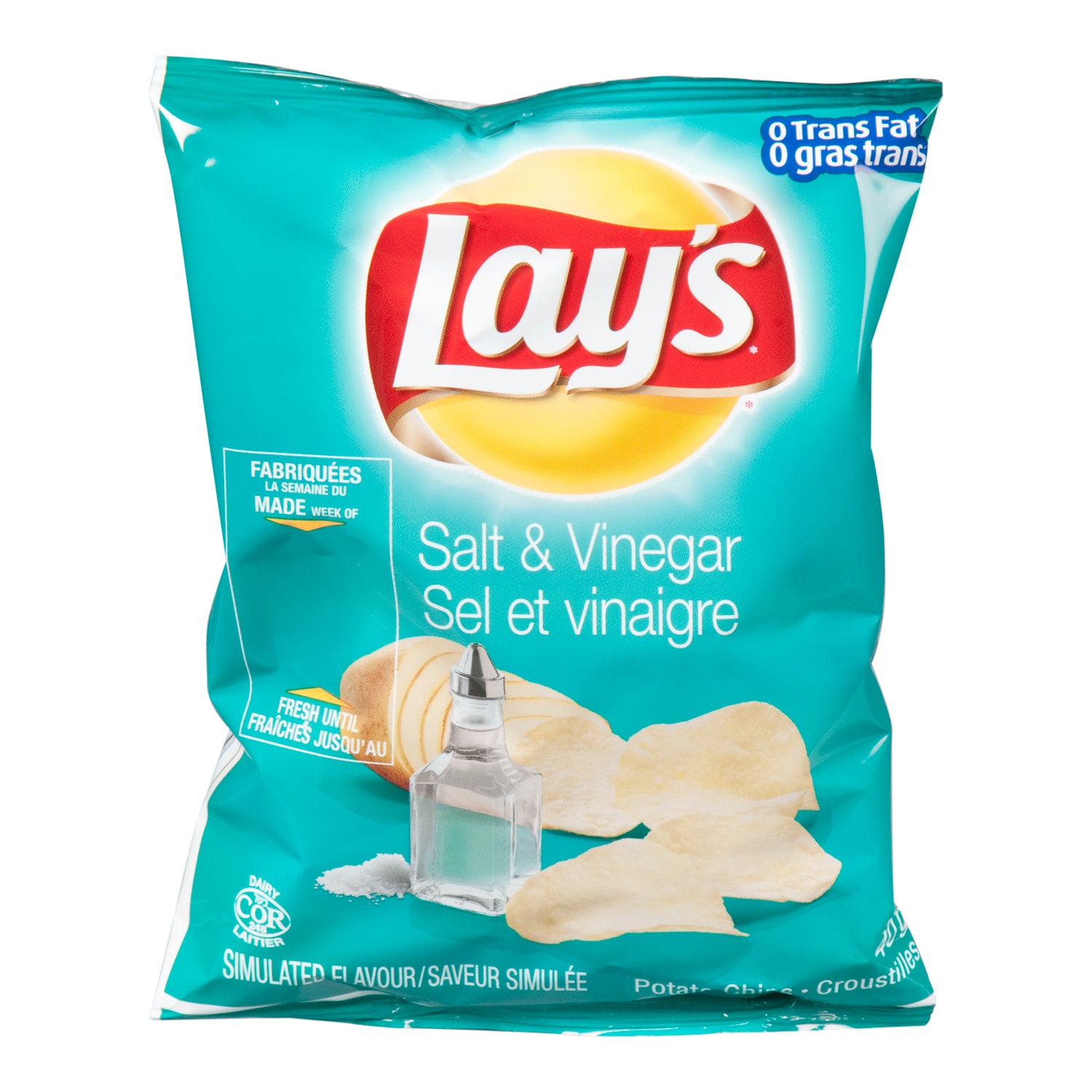 Lays Salt & Vinegar Potato Chips 40x40g [$0.99/ea]