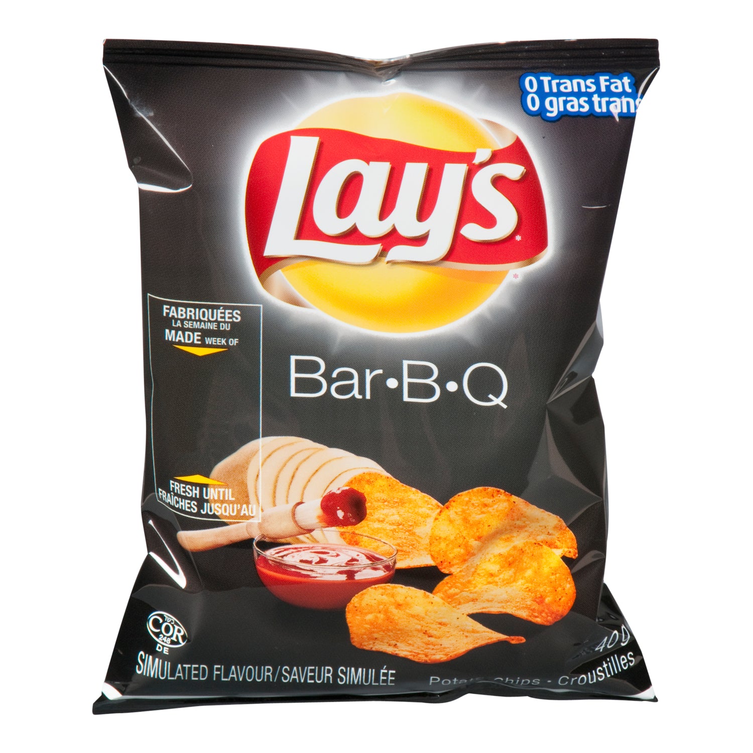 Lays BBQ Potato Chips 40x40g [$1.04/ea]