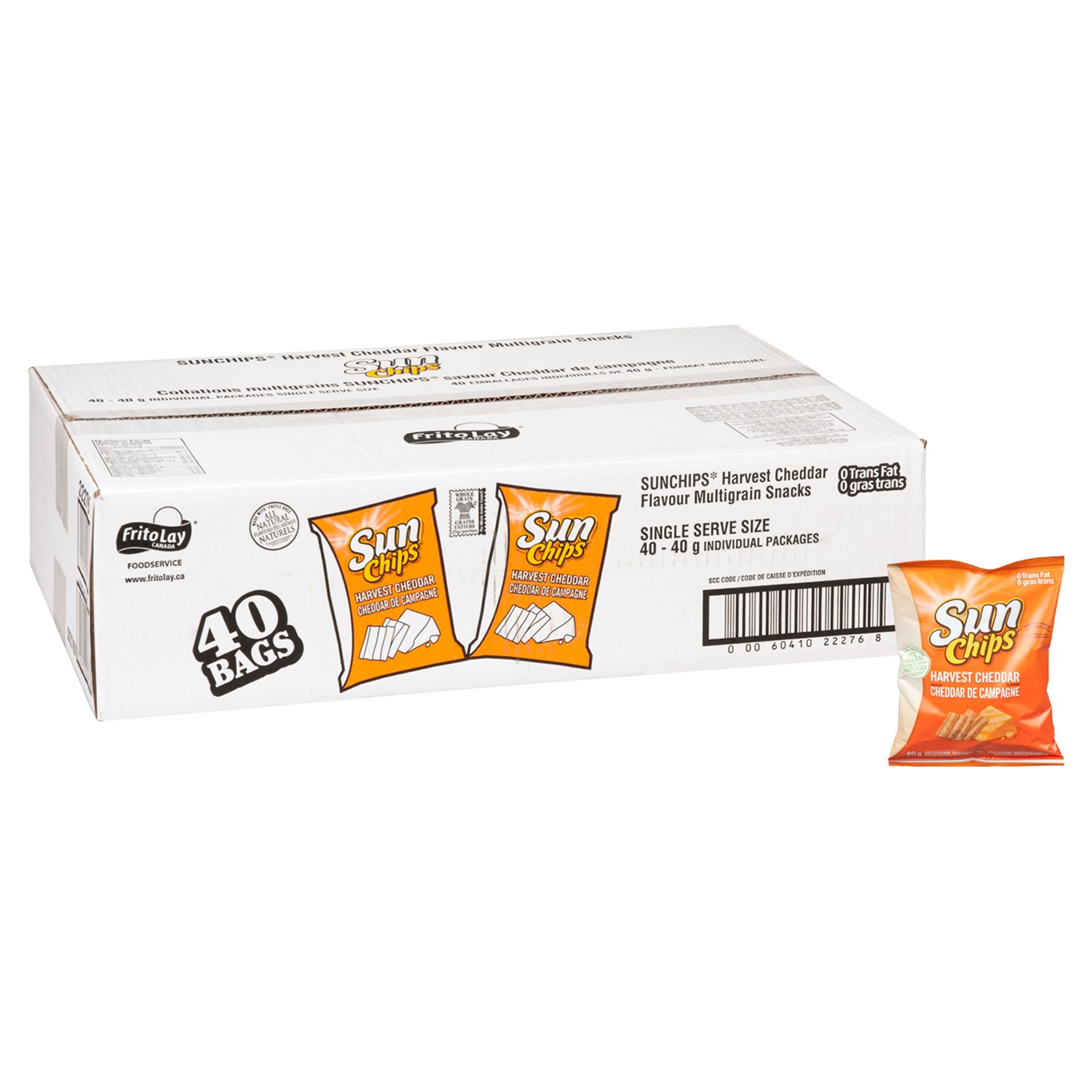 Sunchips Cheddar Cheese Pack 40x40g [$1.04/ea]
