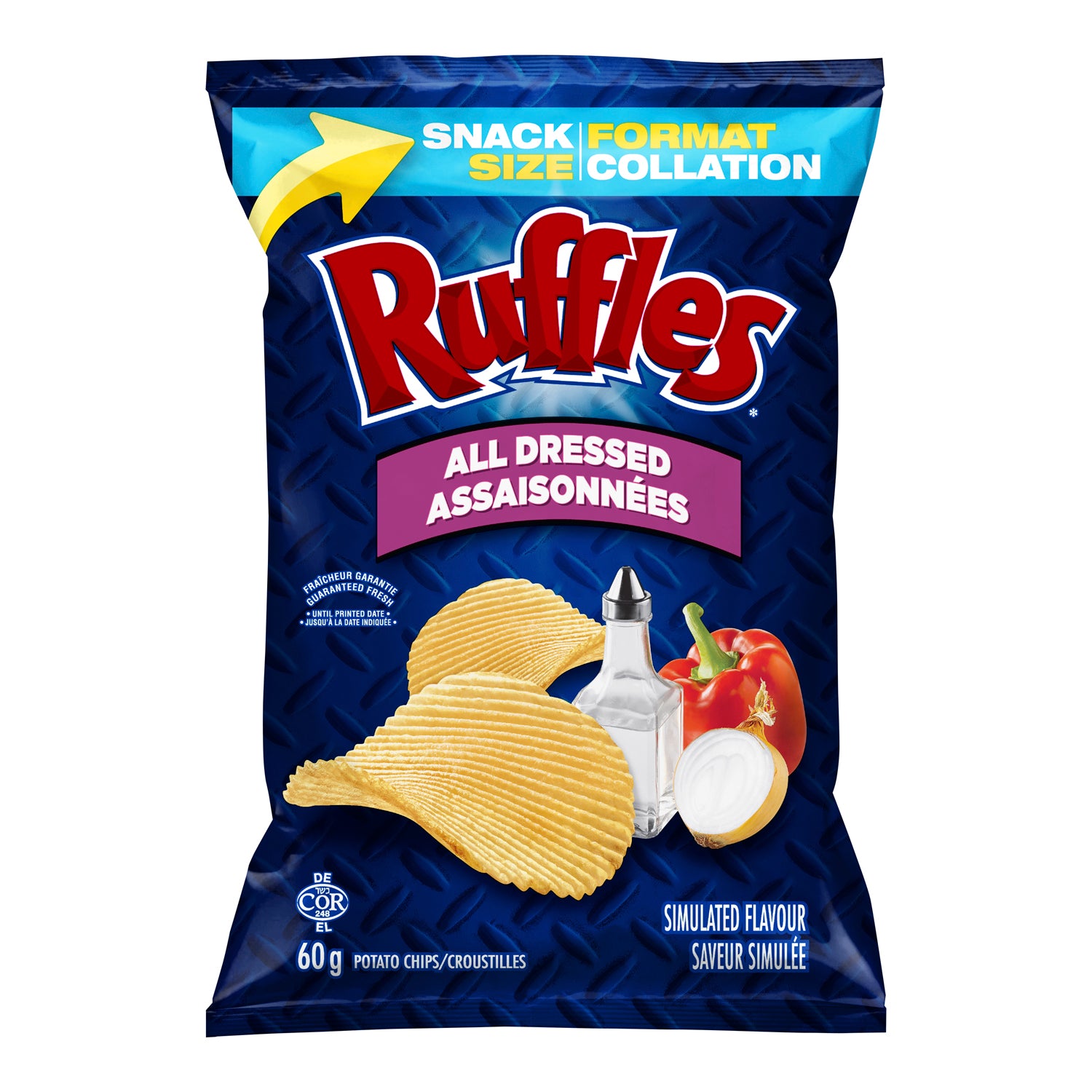 Ruffles All Dressed Chips 36x60g [$1.24/ea]