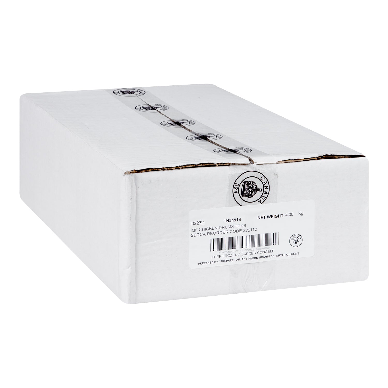 Schneiders Chicken Drumsticks 5kg IQF [$9.07/kg] [$4.11/lb]