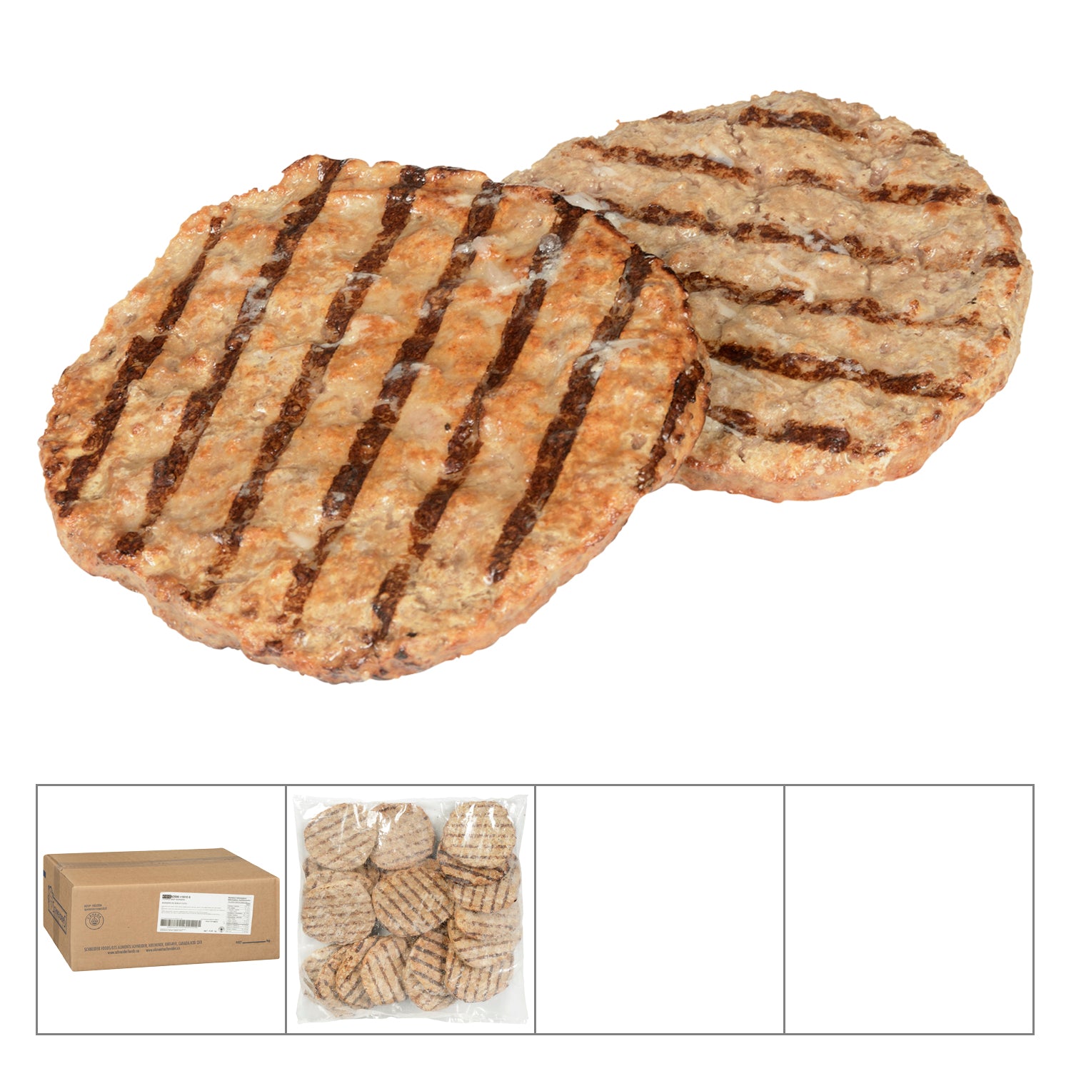 Schneiders Schneider Charbroiled Beef Burgers 40x113g [$2.05/ea]