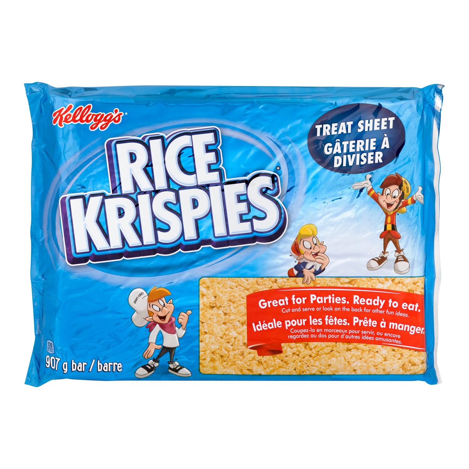 Kellogg's Rice Crispie Treat Sheet 5x907g [$12.79/ea]