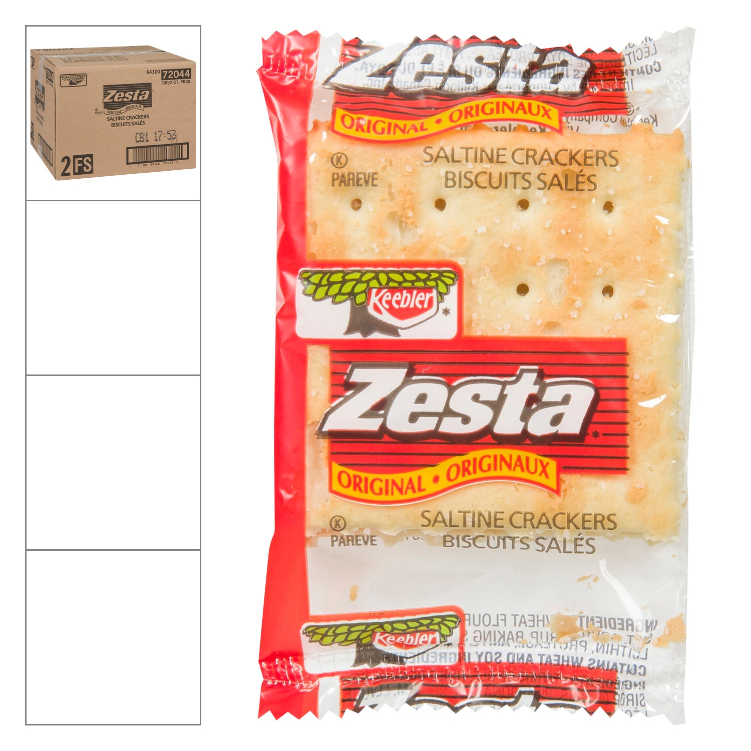 Kellogg's Zesta Salted Crackers 500x6g [$0.05/ea]