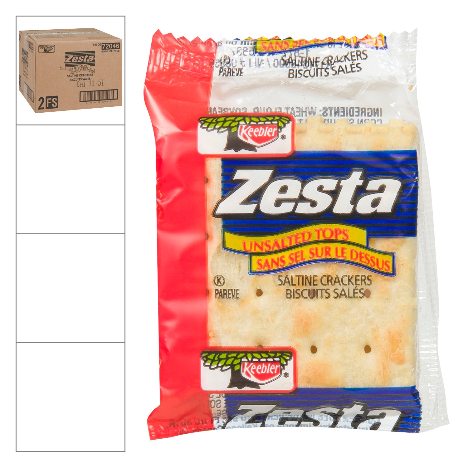 Kellogg's Zesta Unsalted Crackers 500x6g [$0.05/ea]