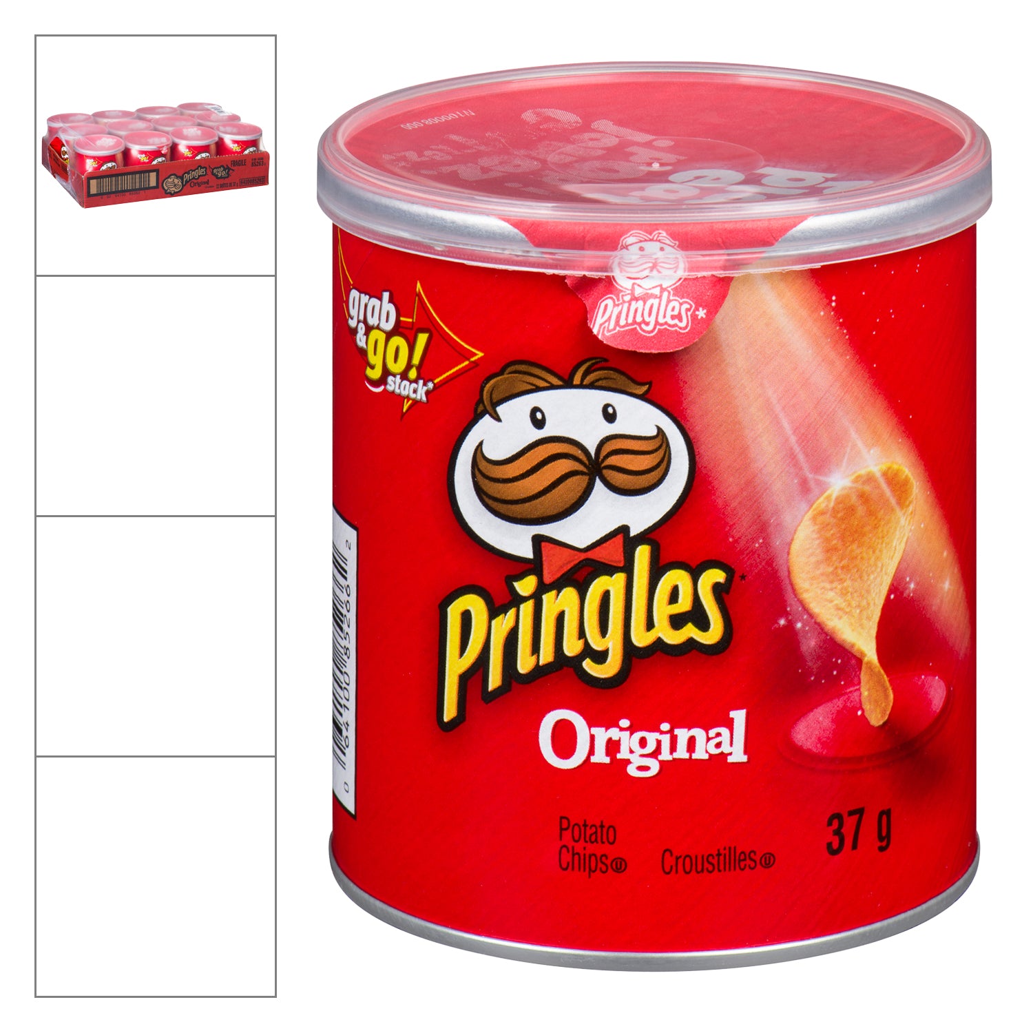 Pringle Original Potato Chips 12x37g [$1.24/ea]