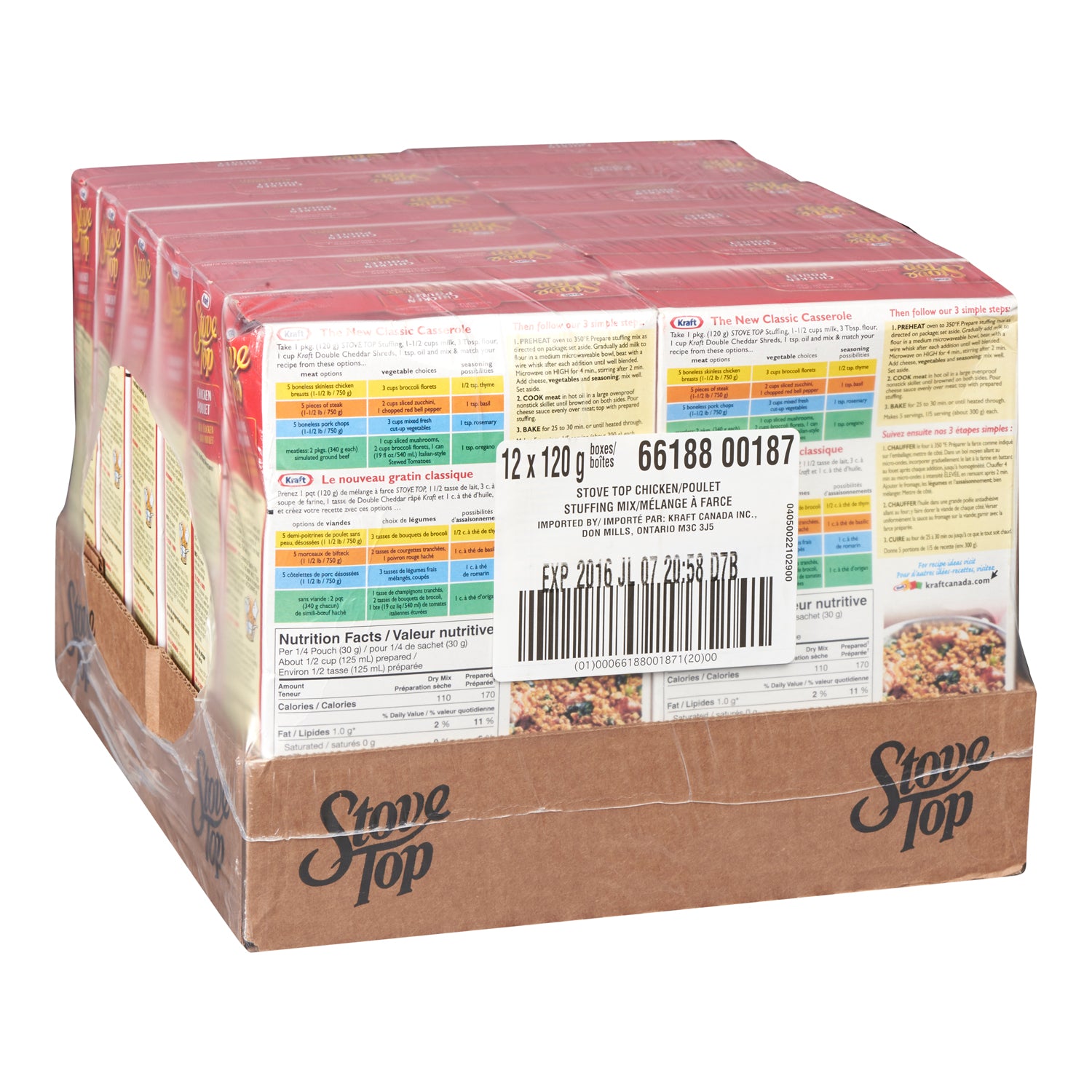 Stove Top Chicken Stuffing Mix 12x120g [$2.91/ea]