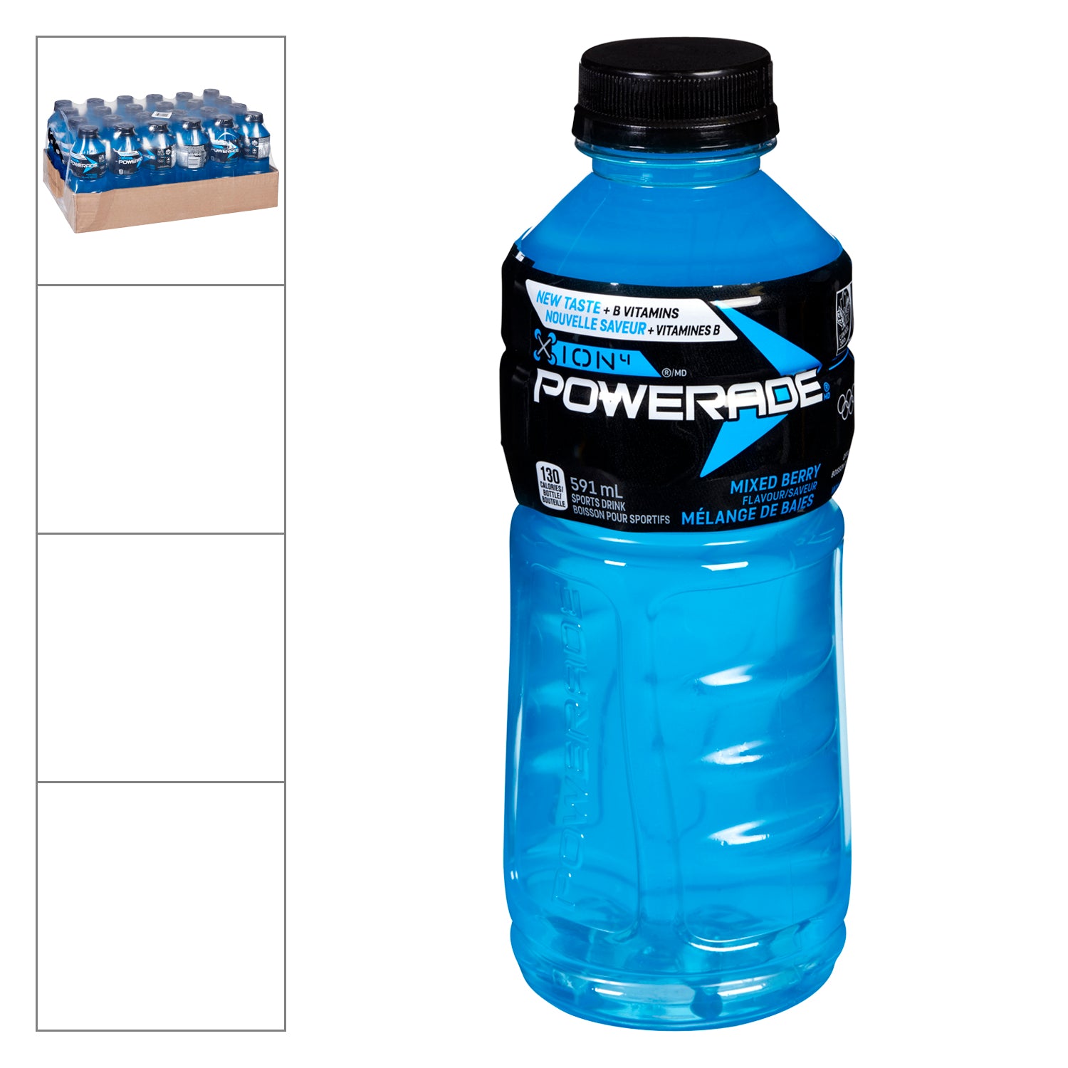 Powerade Mixed Berry 24x591ml [$2.20/ea]