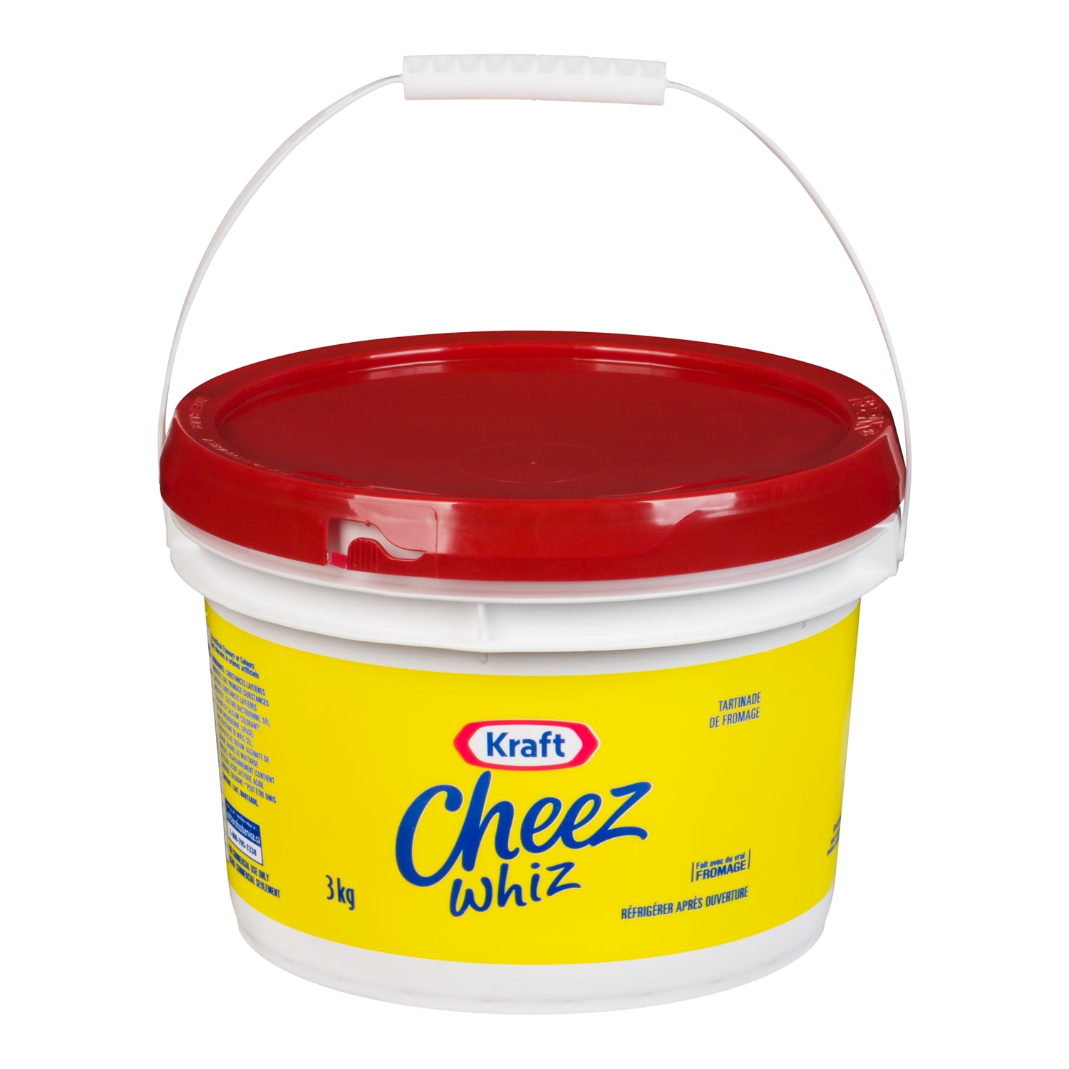 Kraft Cheese Whiz Pail 3kg [$1.66/100g]