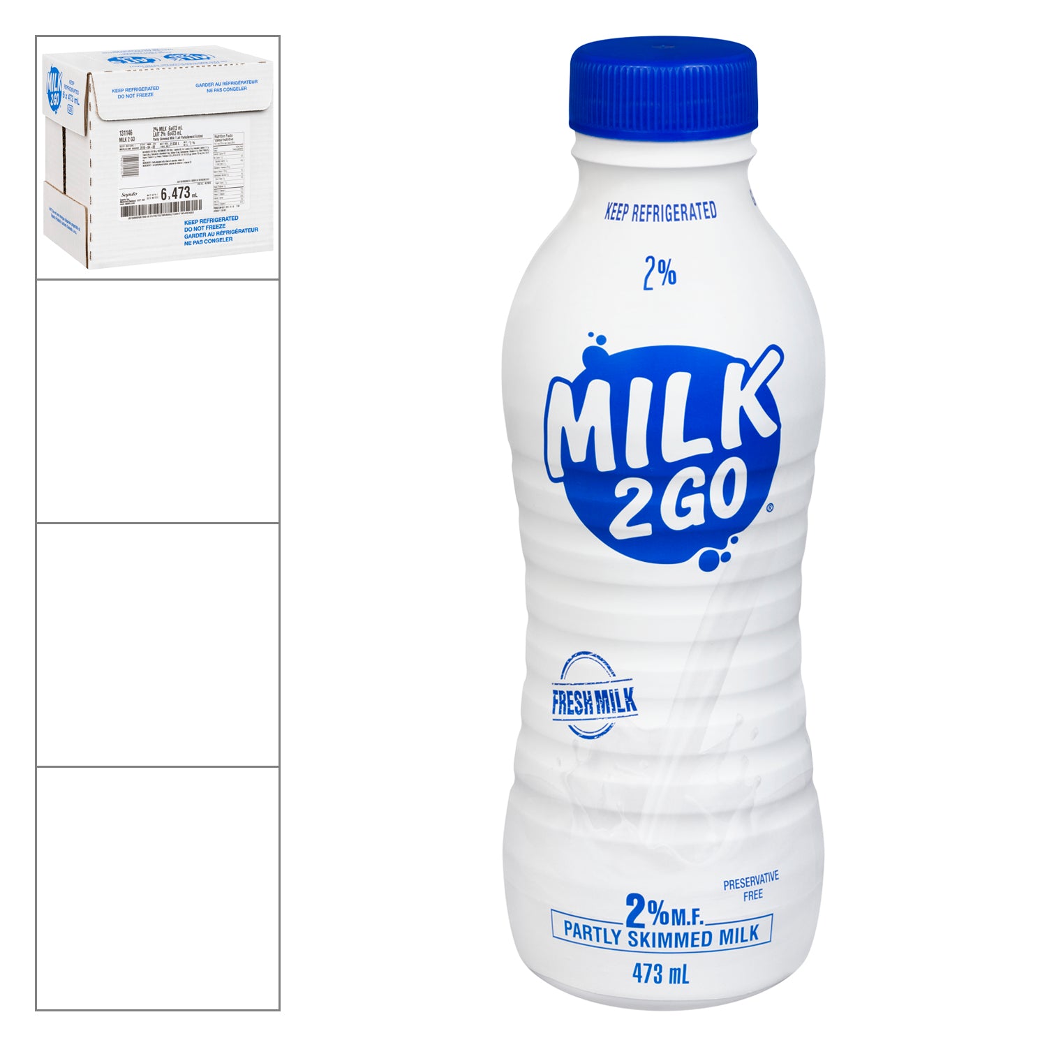 Milk 2 Go Milk 2% 6x473ml [$2.66/ea]