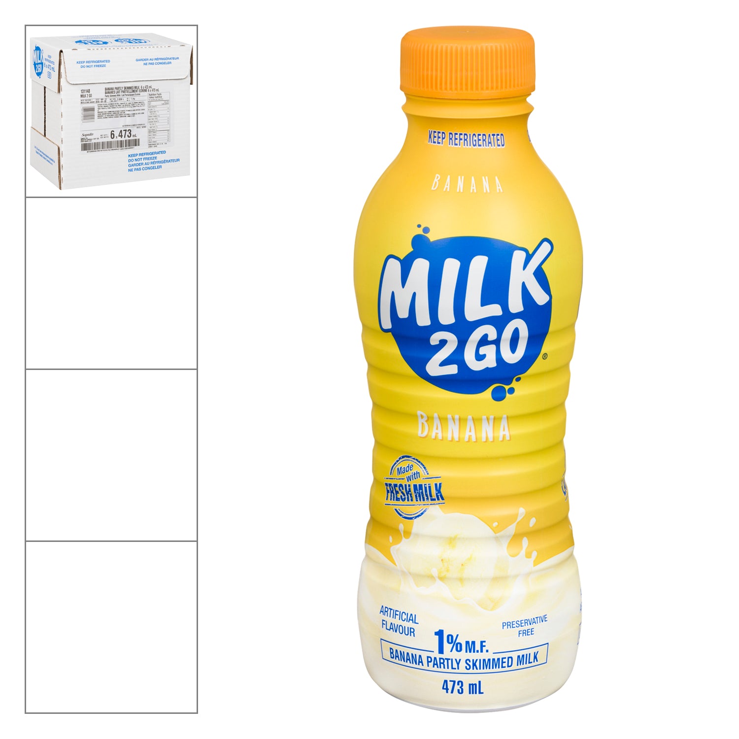 Milk 2 Go Milk Banana 6x473ml [$2.66/ea]