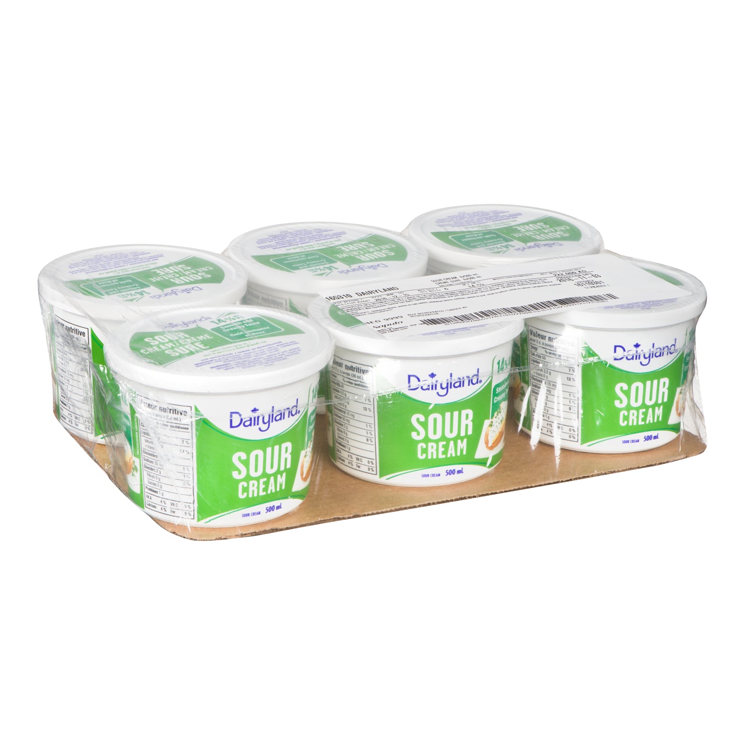 Dairyland Sour Cream 14% 6x500g [$3.66/ea]