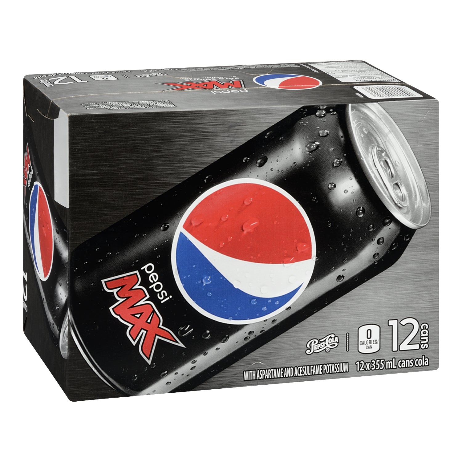 Pepsi Zero Sugar Free 12x355ml [$0.99/ea]