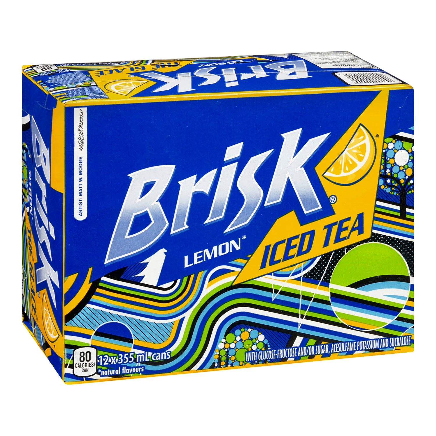 Brisk Lemon Iced Tea 12x355ml [$0.99/ea]