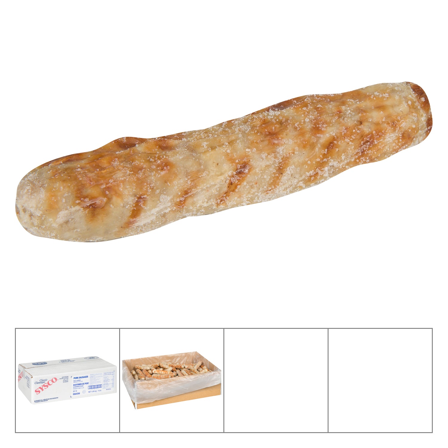 Sysco Classic Fully Cooked Breakfast Sausage 4.54kg [$13.21/kg] [$5.99/lb]