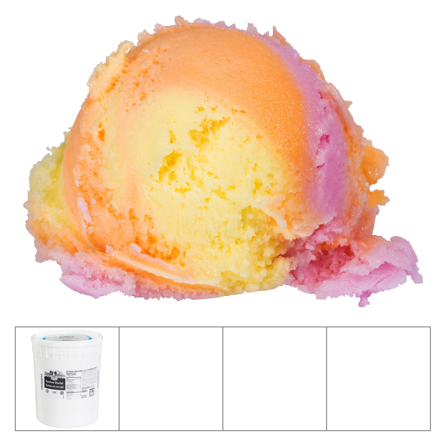 Wholesome Farms Imperial Rainbow Sherbet 11.4l [$0.49/serving]