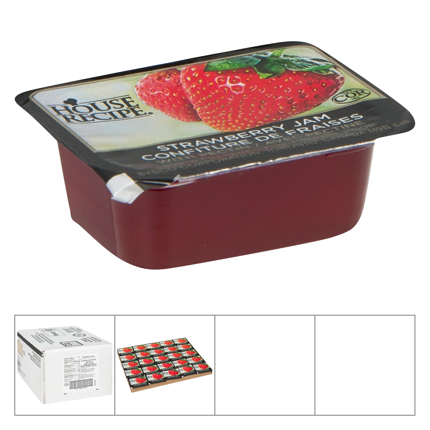 House Recipe Classic Strawberry Jam 200x16ml [$0.22/ea]