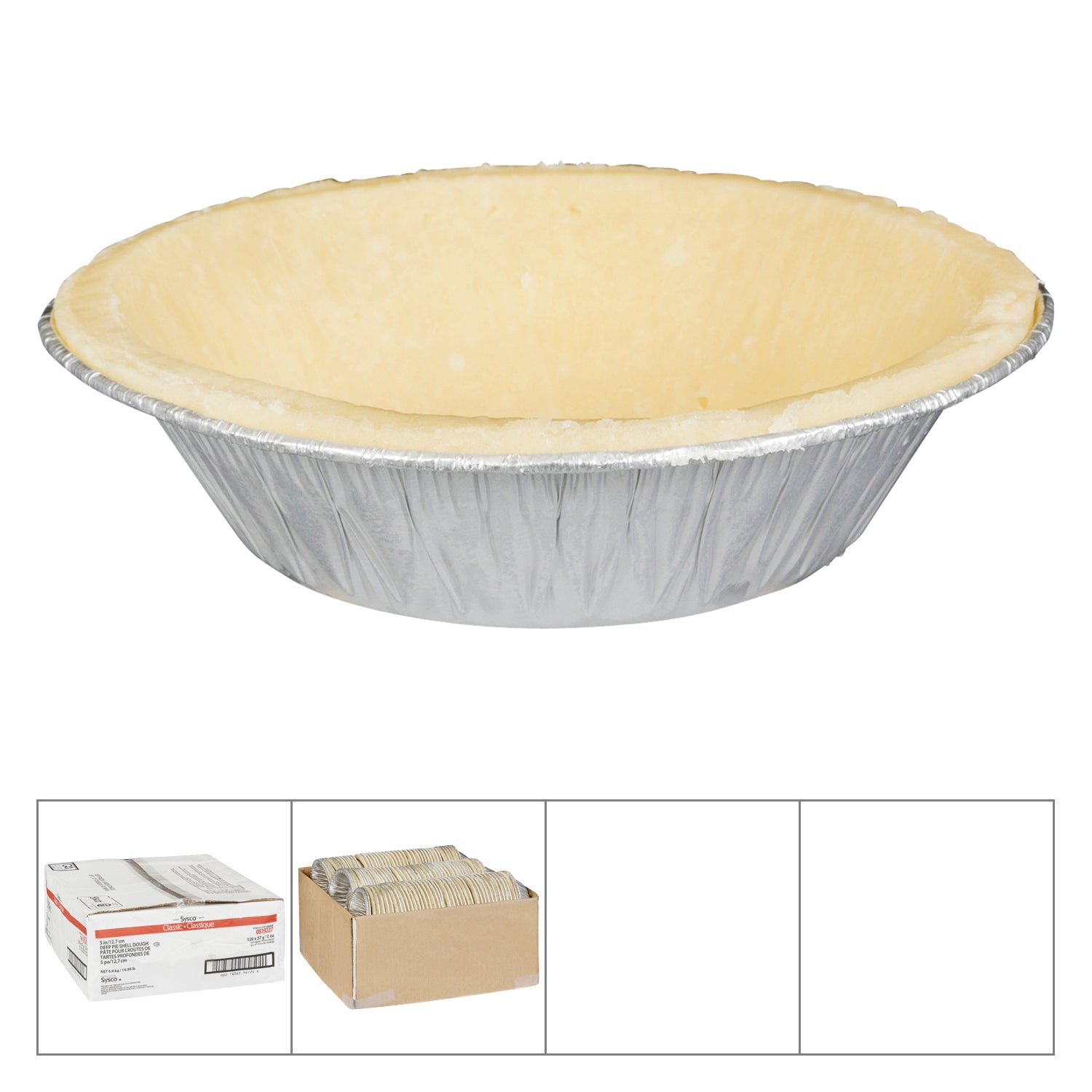 Sysco Classic 5"" Pie Shell 120x57g [$0.58/ea]