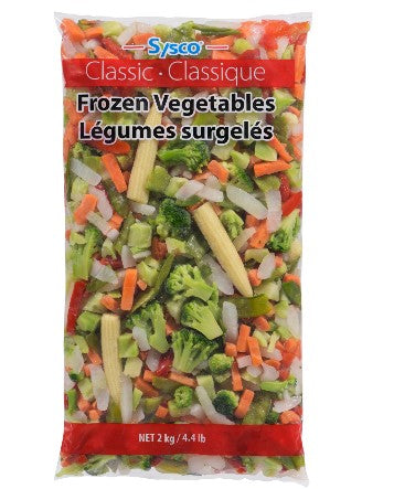 Sysco Classic Stir Fry Vegetable Medley 6x2kg [$5.83/ea]