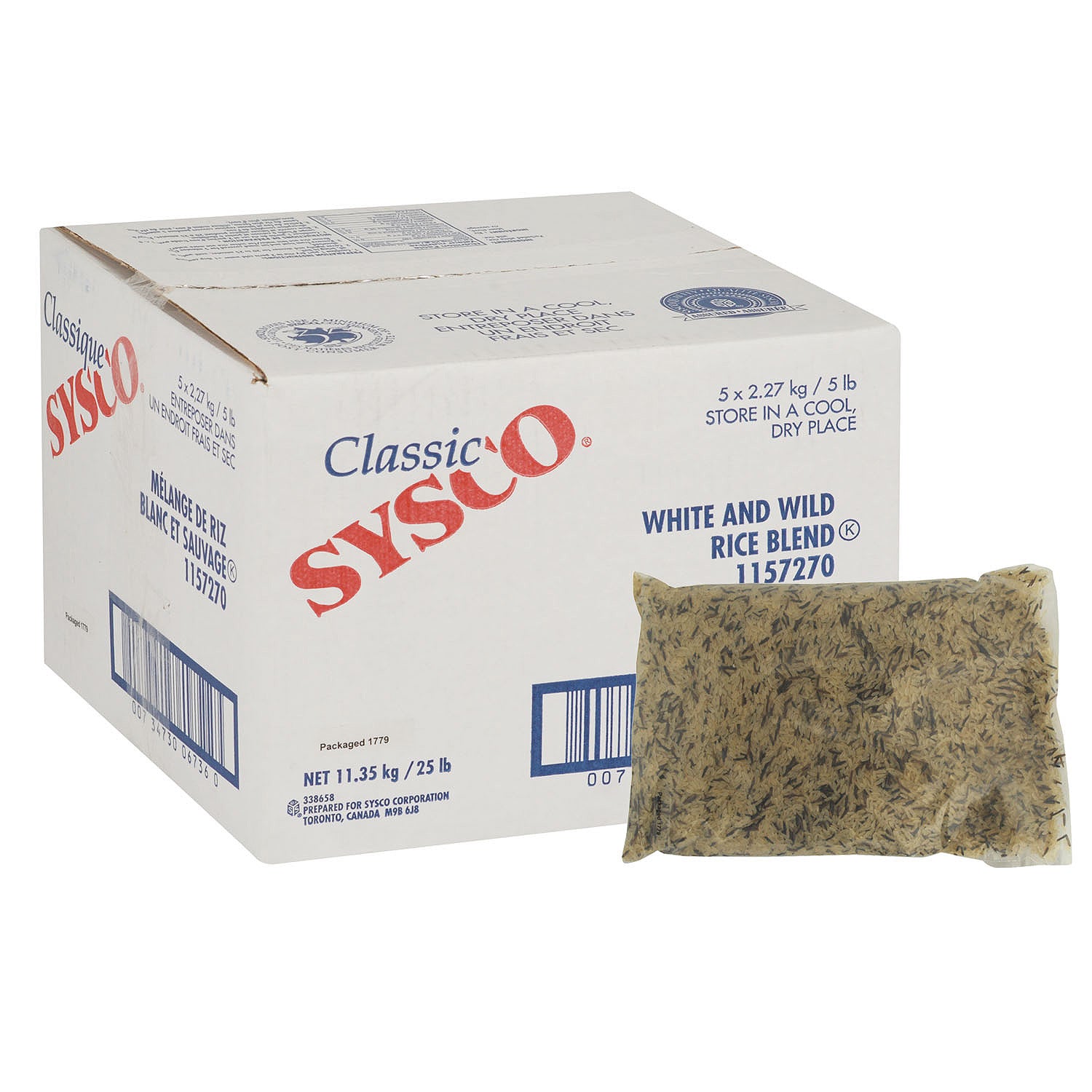 Sysco Classic White & Wild Rice Blend 2.27kg [$1.89/serving]