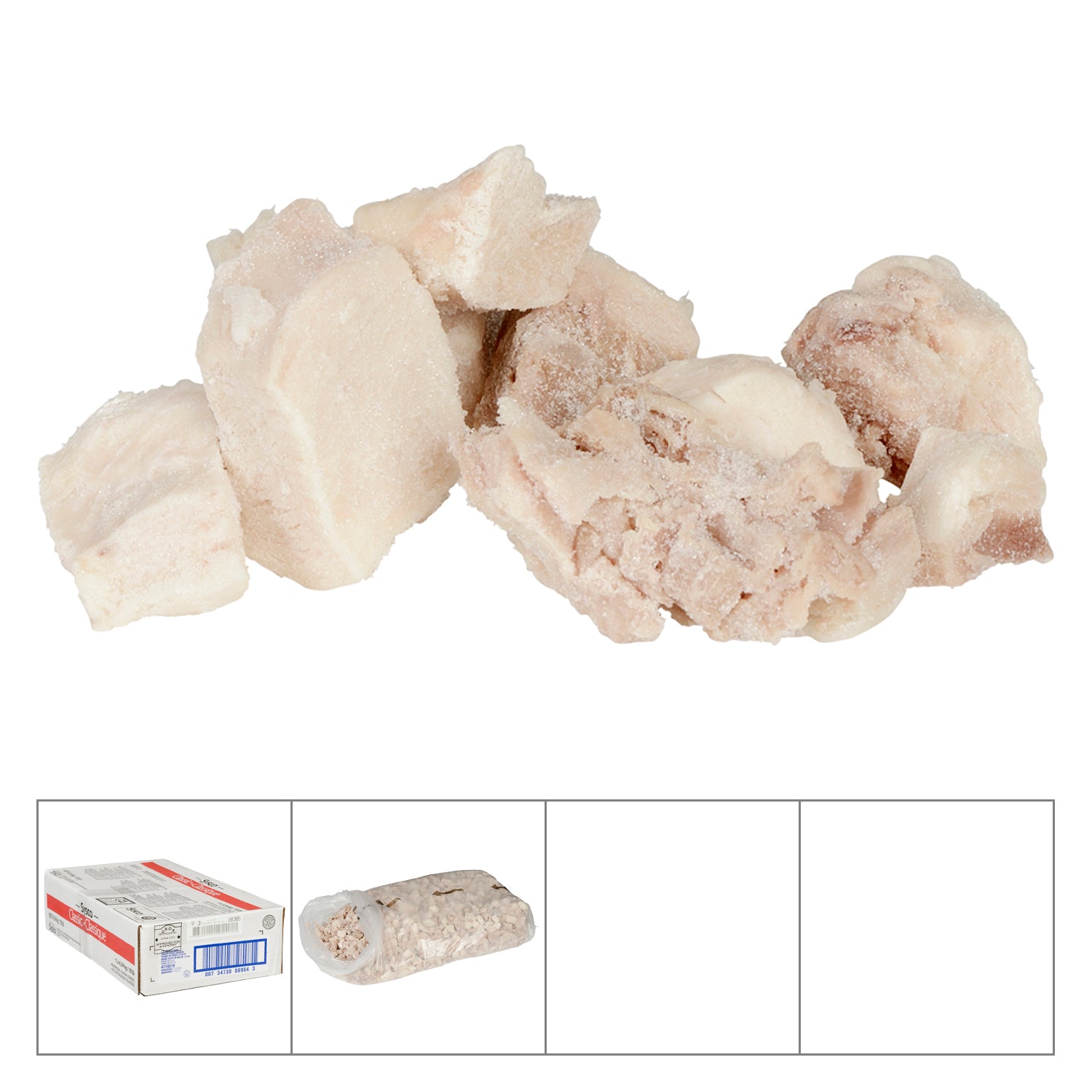 Sysco Classic Diced Chicken Dark Meat 2x2.27kg [$12.33/kg] [$5.59/lb]