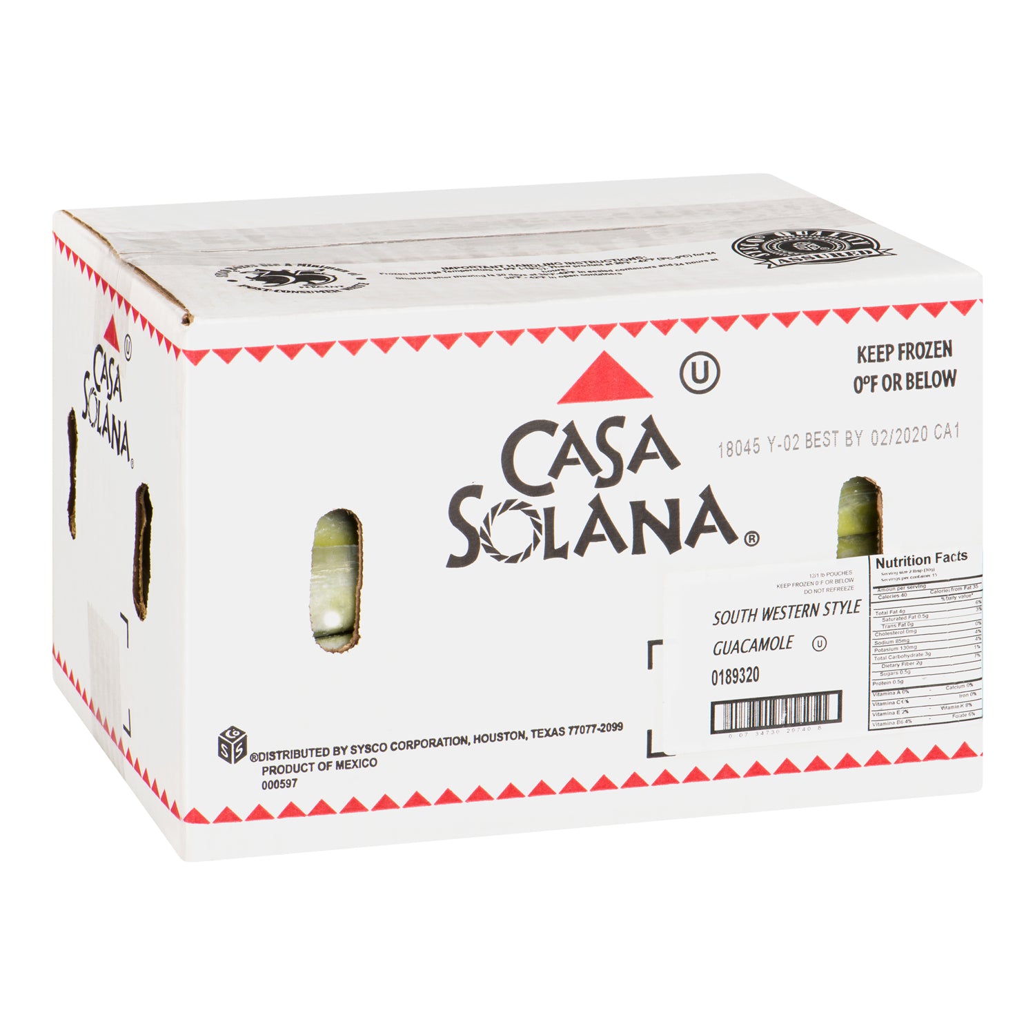 Casa Solana Southwestern Style Guacamole 12x454g [$5.83/ea]