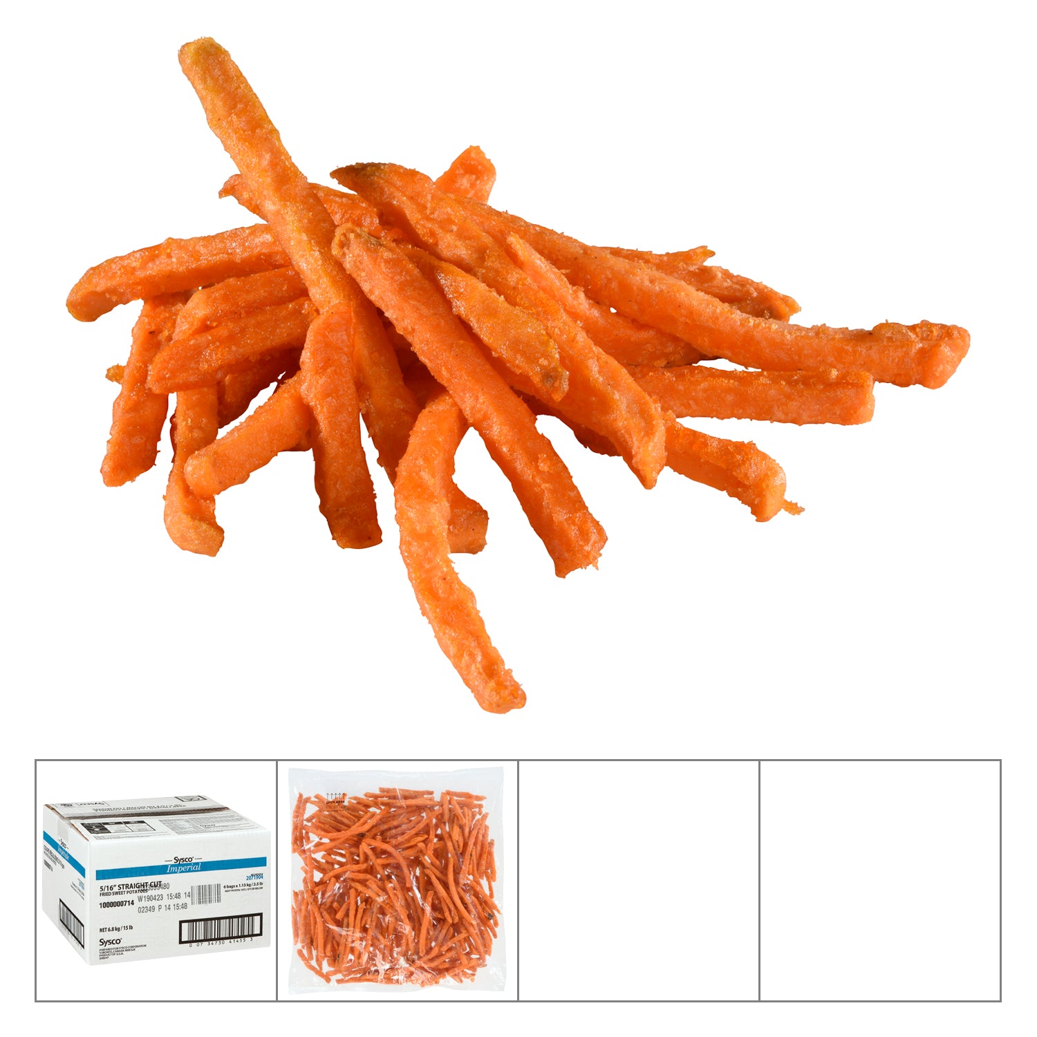 Sysco Imperial Sysco Imperial Sweet Potato Fries 6x1.13kg [$0.74/serving]