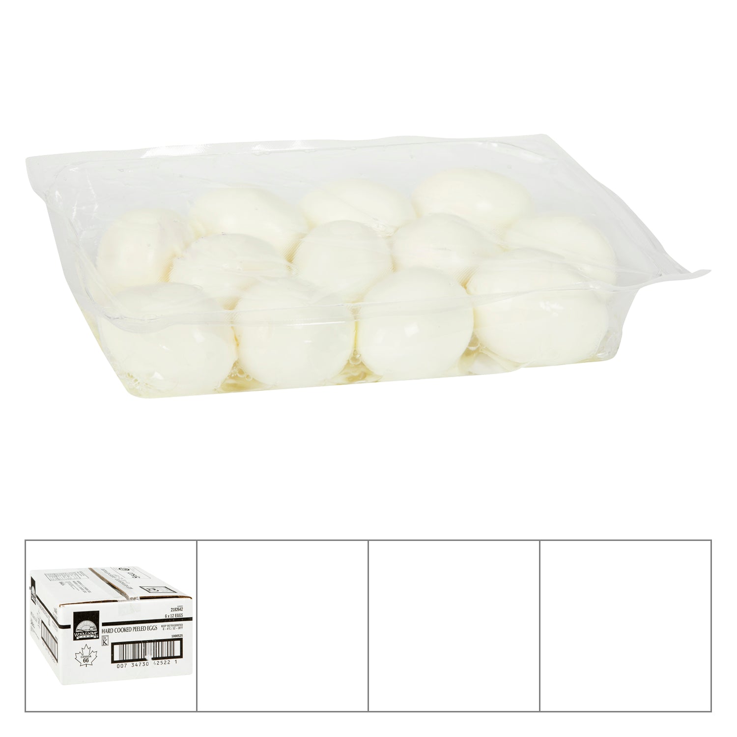 Wholesome Farms Imperial Eggs Cooked Peeled 6x12ct [$0.41/ea]