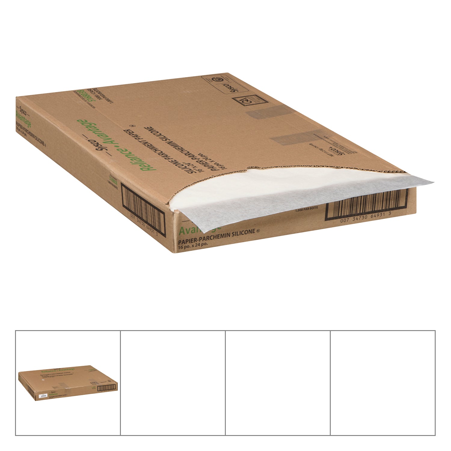 Sysco Reliance Parchment Paper 16x24 1000ct [$0.17/ea]