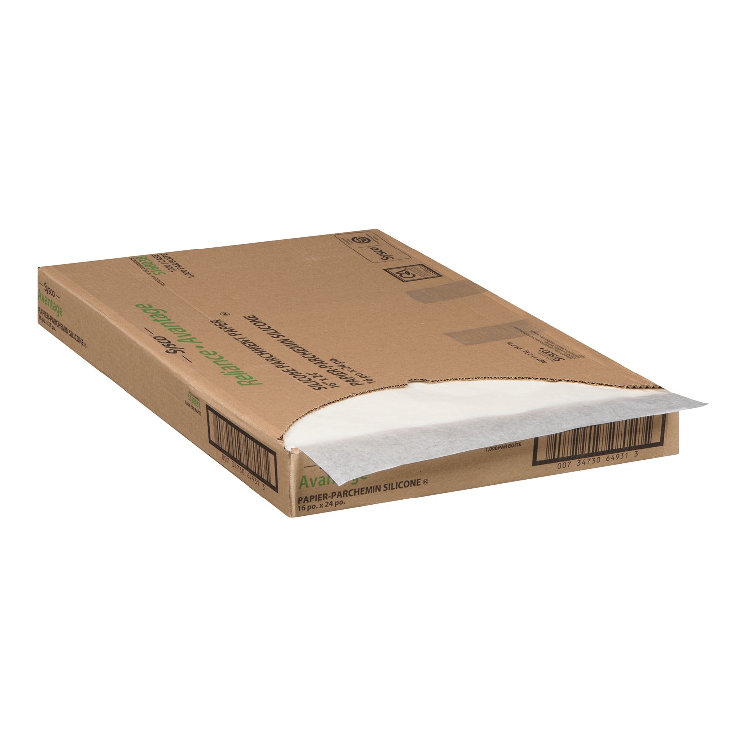 Sysco Reliance Parchment Paper 16x24 1000ct [$0.17/ea]