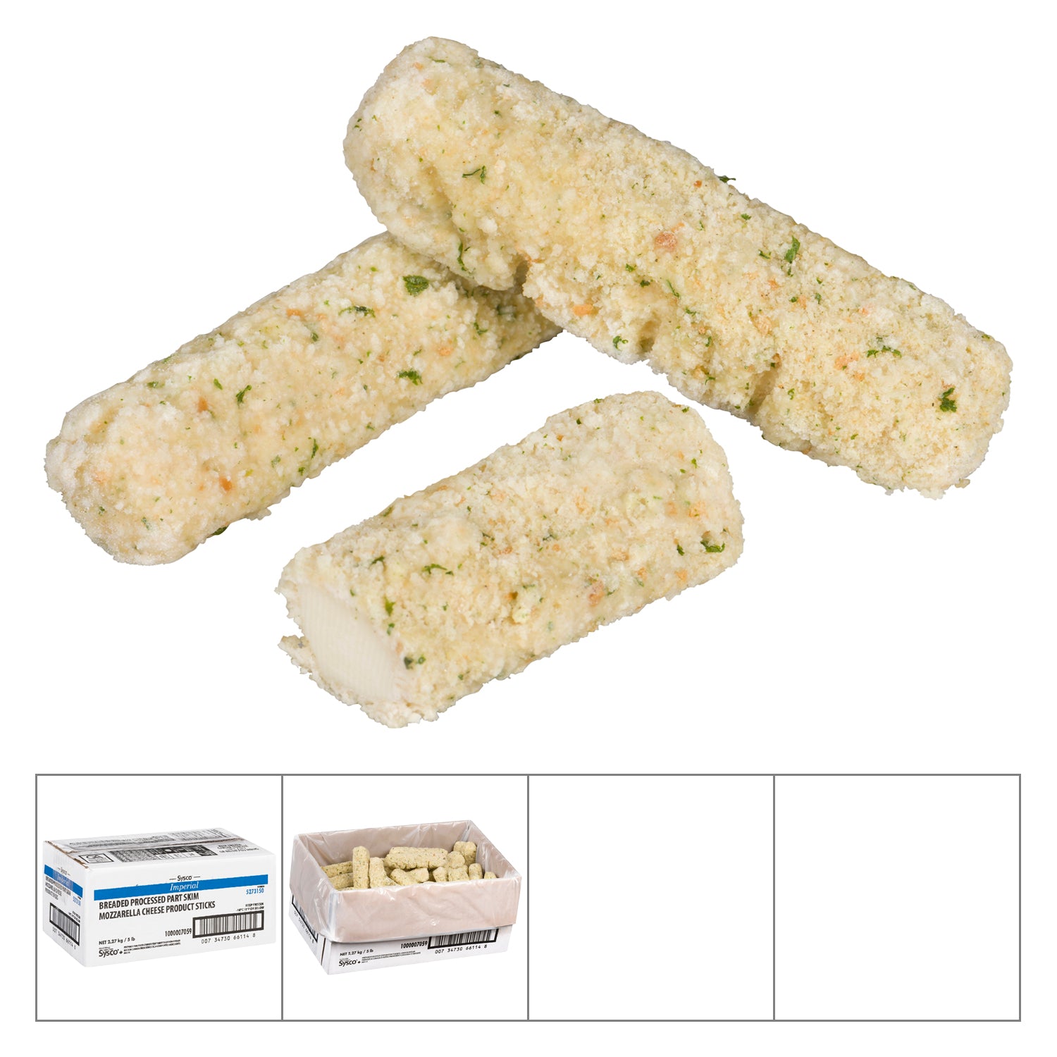 Sysco Imperial Mozzarella Sticks 2.27kg [$0.66/pieces]