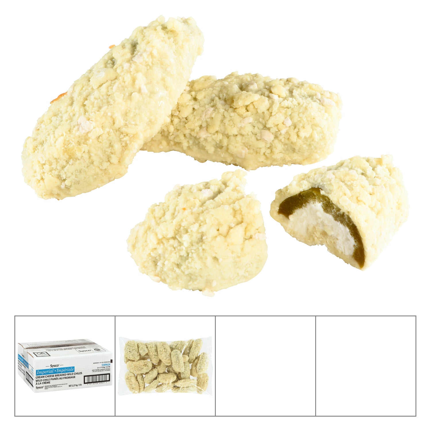 Sysco Imperial Jalapeno Poppers 2x1.13kg [$0.66/pieces]
