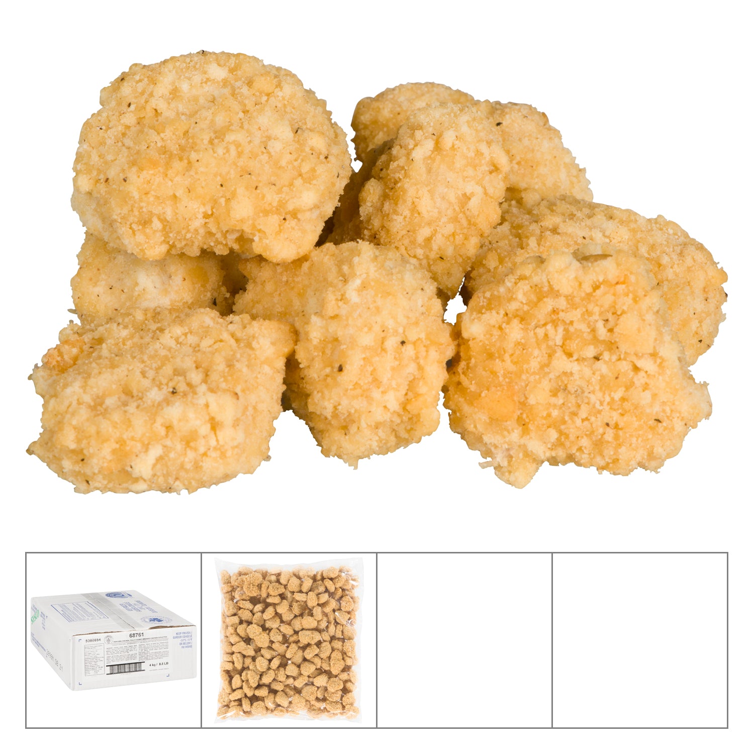 Sysco Reliance Breaded Popcorn Chicken 2x2kg [$16.24/kg] [$7.37/lb]