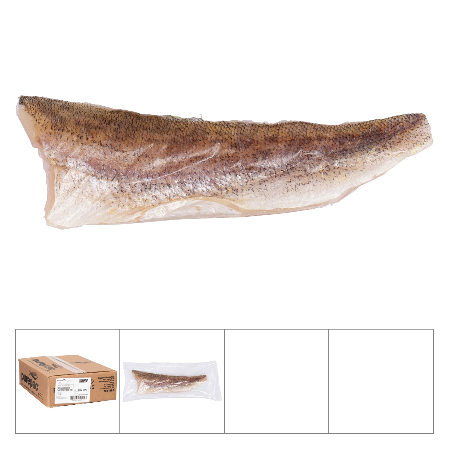 Portico Boneless Pickerel Fillets 5kg [$32.89/kg] [$14.92/lb]