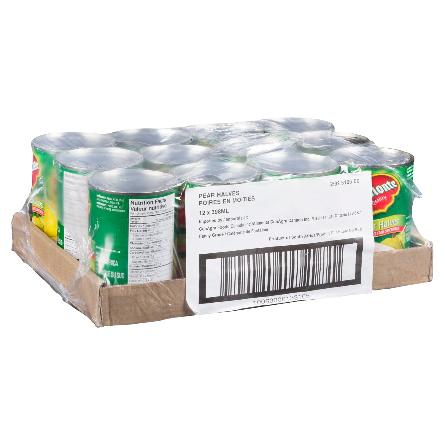 Del Monte Pear Halves NSA 12x398ml [$2.91/ea]