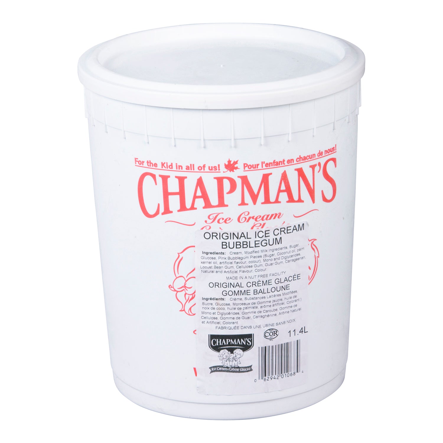 Chapman's Original Bubble Gum Ice Cream 11.4l [$0.49/serving]