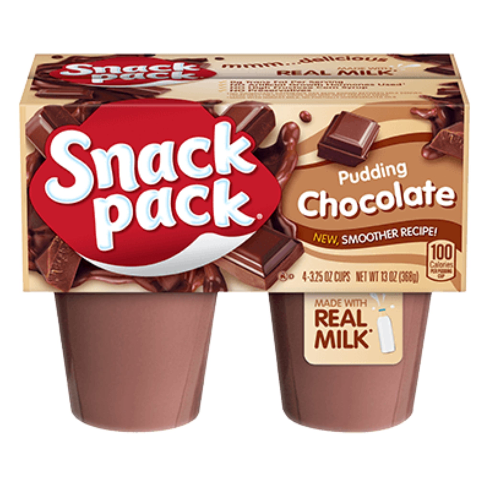 Snack Pack Chocolate Pudding 48x99g [$0.77/ea]