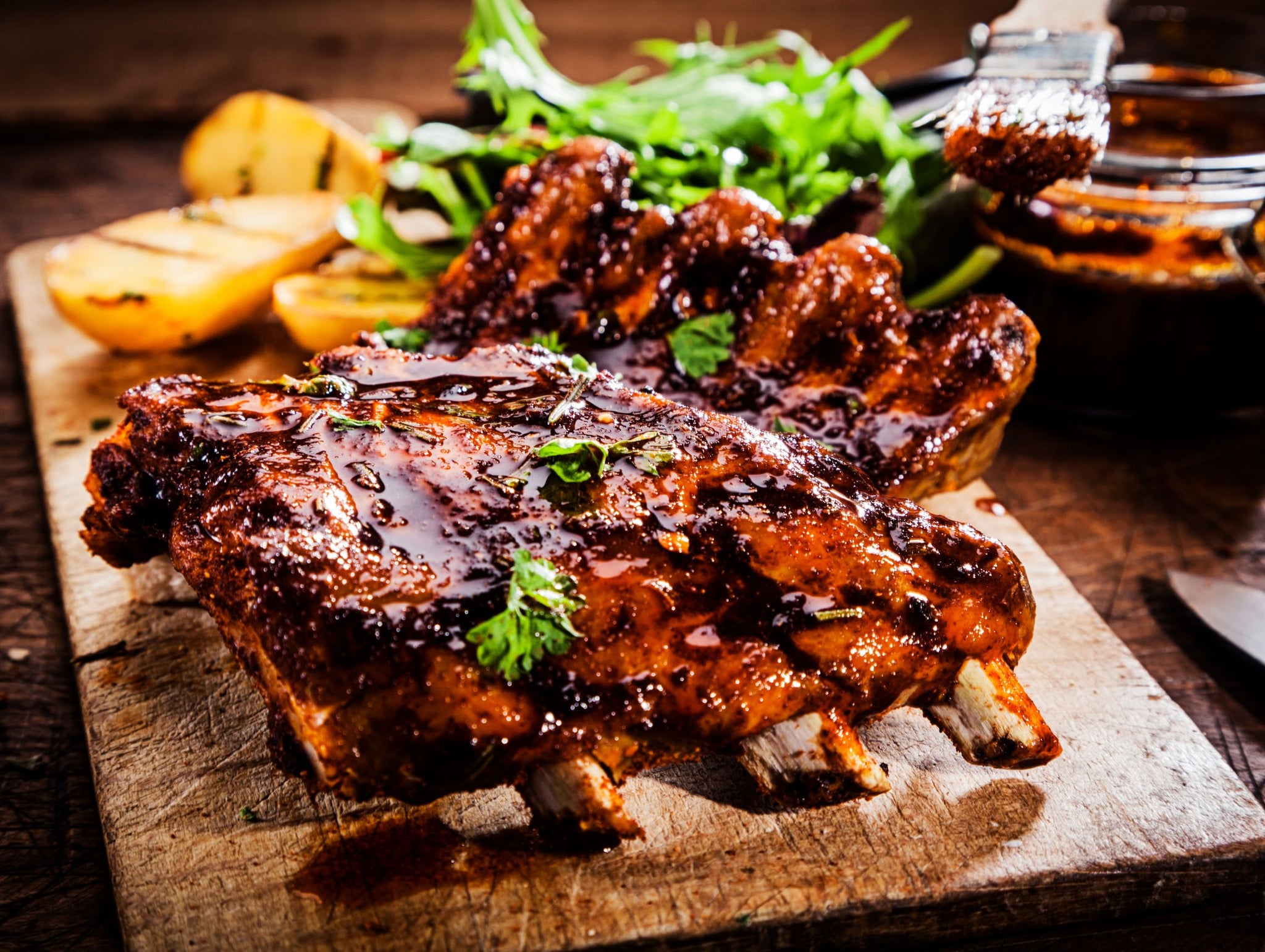 Maple Leaf Pork Back Ribs Approx. 10kg [$8.54/kg] [$3.87/lb]