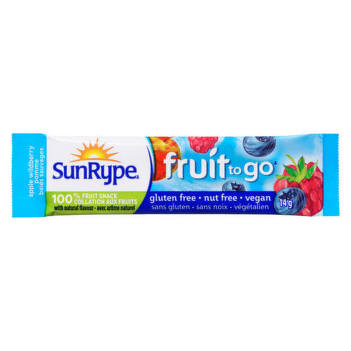 Sunrype Fruit to Go Wildberry 154x14g [$0.44/ea]