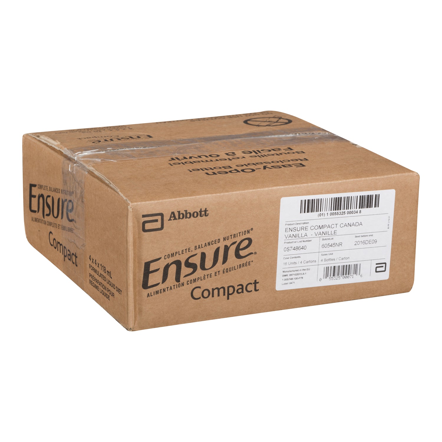 Ensure Compact Vanilla 16x118ml [$2.68/ea]