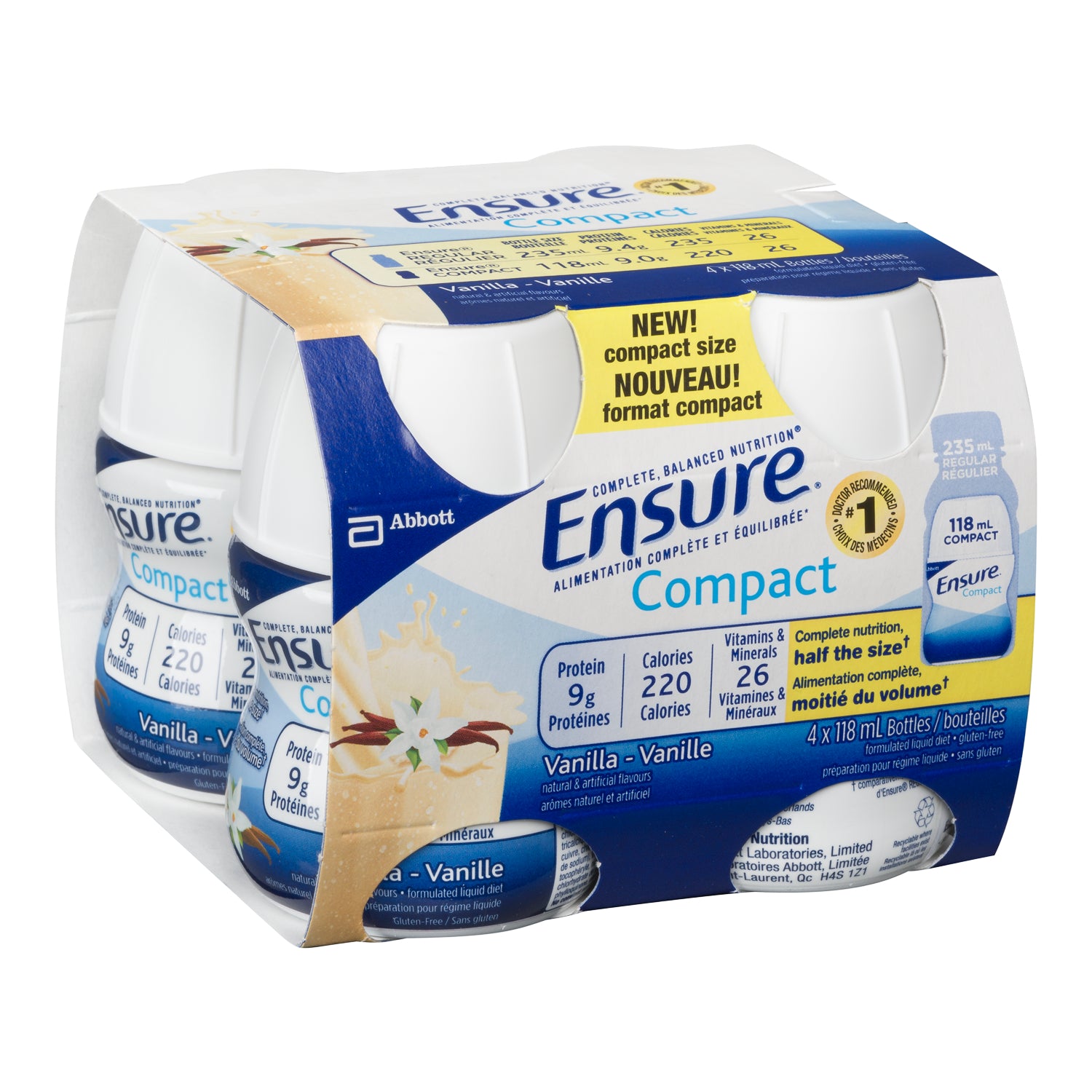 Ensure Compact Vanilla 16x118ml [$2.68/ea]