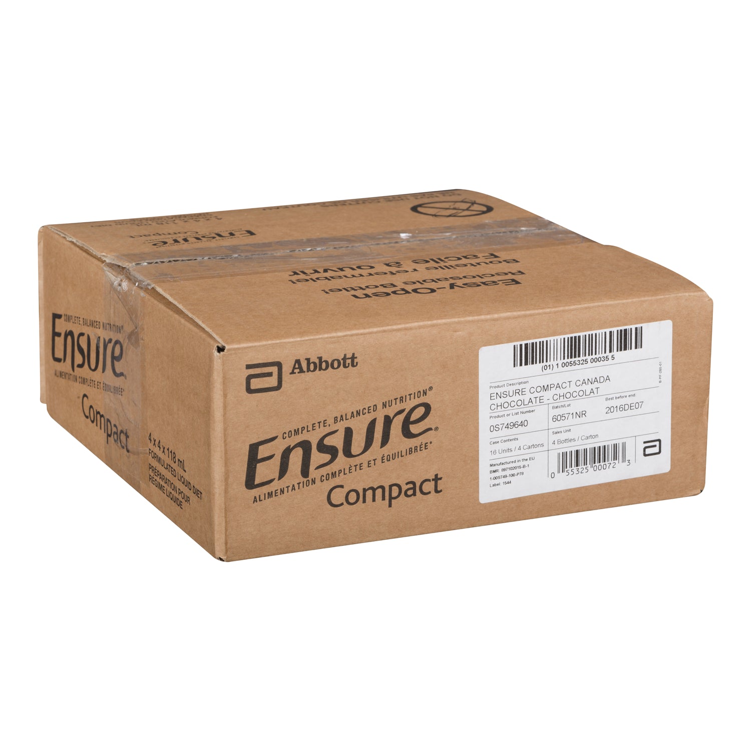 Ensure Compact Chocolate 16x118ml [$3.12/ea]
