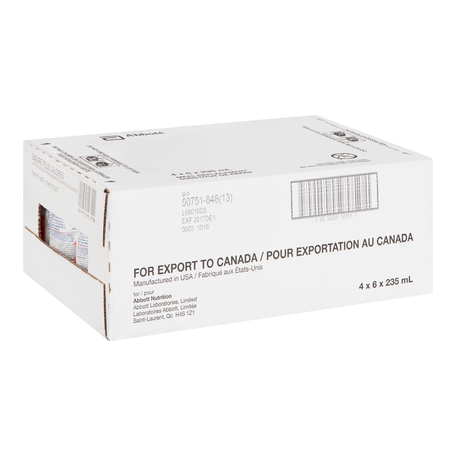 Ensure Chocolate with Calcium 24x235ml [$2.91/ea]