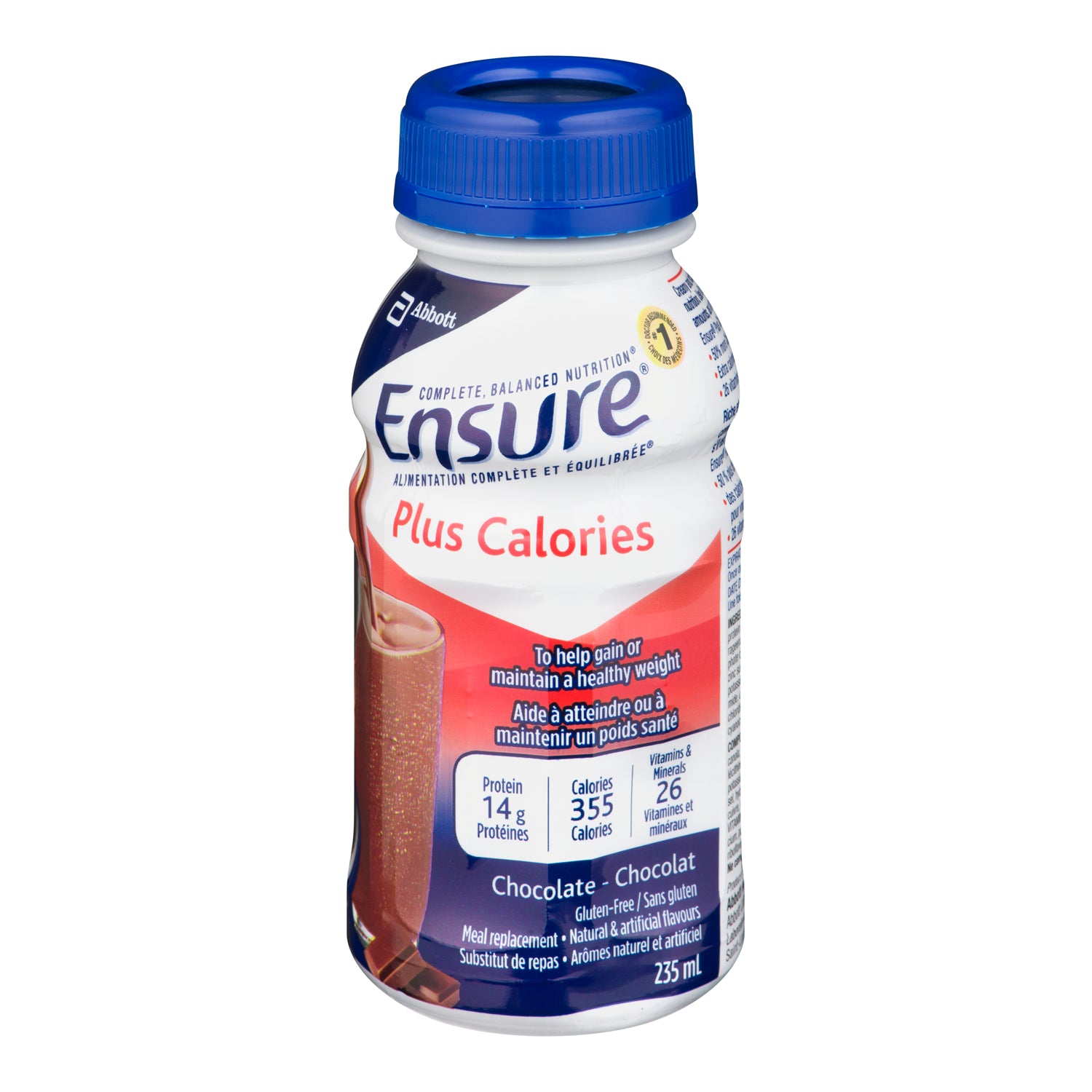 Ensure Chocolate with Calcium 24x235ml [$2.91/ea]