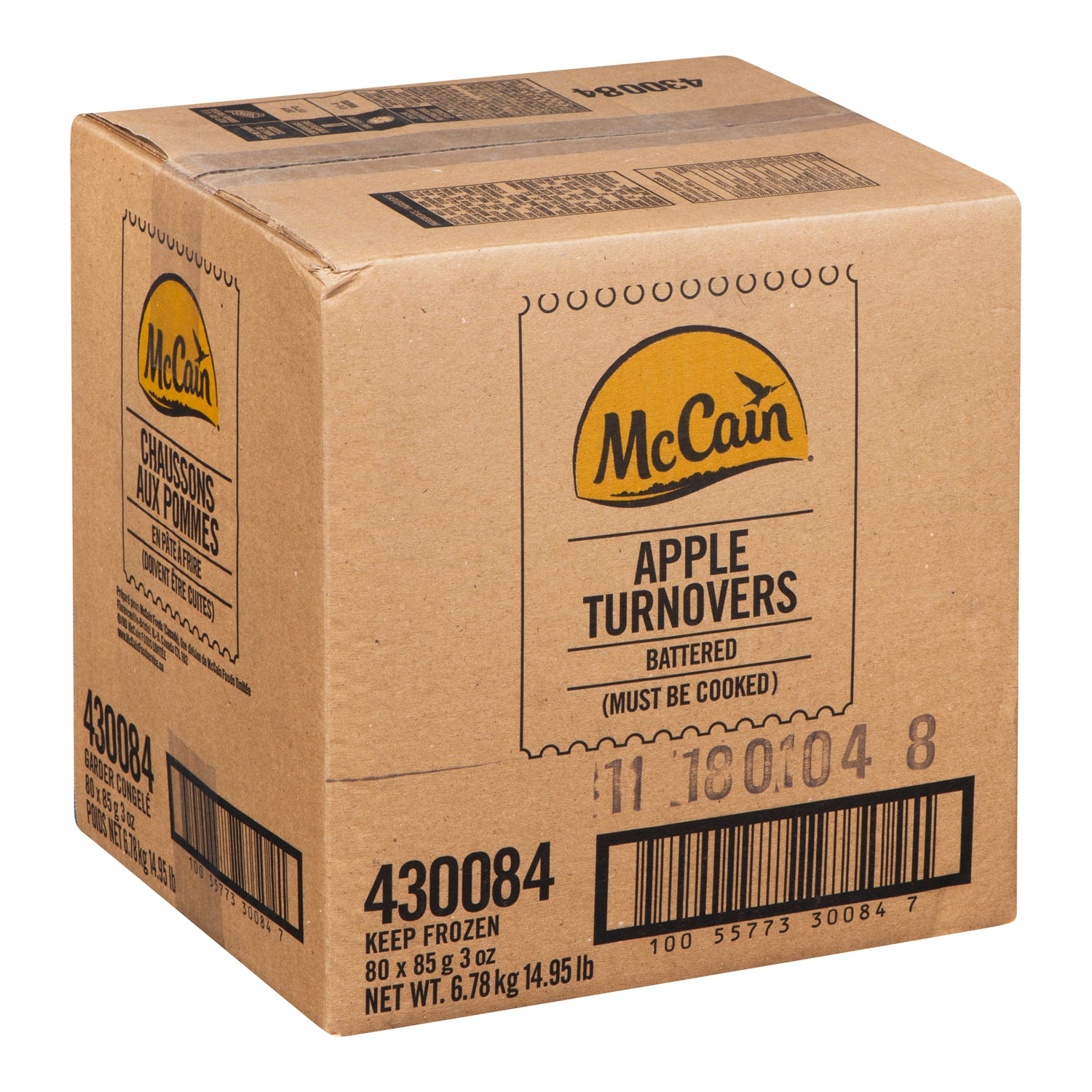 McCain Apple Turnovers 80ct [$0.62/ea]