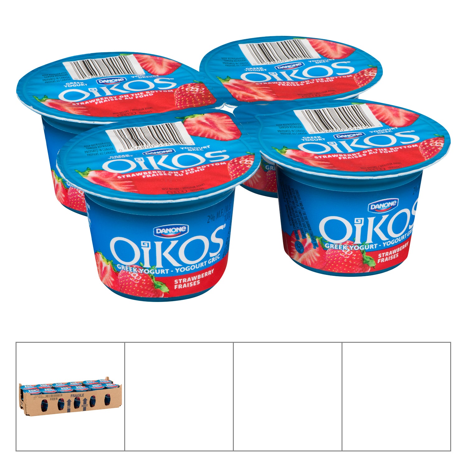 Oikos Greek Yogurt  Strawberry24x100g [$0.83/ea]