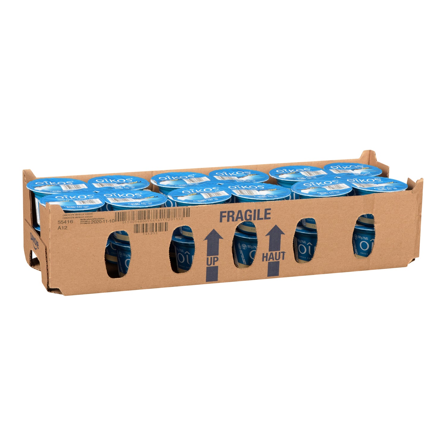 Oikos Greek Yogurt Key Vanilla 24x100g [$0.83/ea]